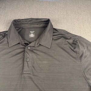 Members Mark Performance Polo Shirt Mens XL Black Short Sleeve Golf Athletic Top